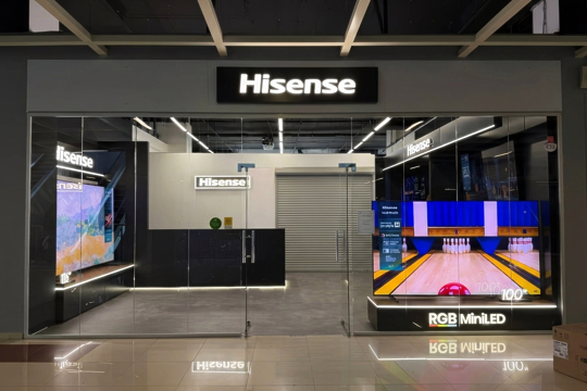Комплексное оформление магазина HISENSE